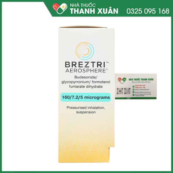 BREZTRI AEROSPHERE điều trị duy trì bệnh phổi tắc nghẽn mạn tính (COPD)